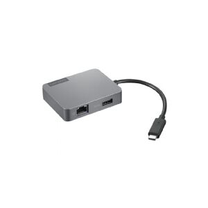 Lenovo Travel Hub Gen2 - Dockingstation - USB-C - VGA, HDMI - GigE - Sort