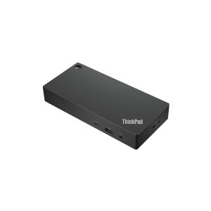 Lenovo ThinkPad Universal USB-C Dock - Dockingstation - USB-C - HDMI, 2 x DP - 1GbE - 90 Watt - CRU - Schweiz - for ThinkPad X1 Yoga Gen 8 21HQ