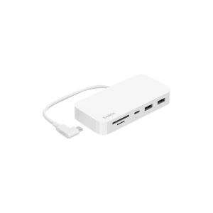 Belkin Components Belkin CONNECT 6-in-1 Multiport Hub - Dockingstation - USB-C - 1GbE