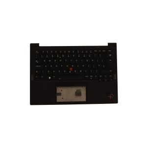 Lenovo Chicony - Notebooks udskiftningstastatur - med Trackpoint, UltraNav - bagbelyst - QWERTY - UK - FRU - med topdække - for ThinkPad X1 Carbon Gen 10 21CB, 21CC