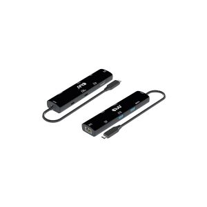 Club-3d Club 3D 6-in-1 Hub - Dockingstation - for desktop, laptop - USB4 - HDMI - GigE