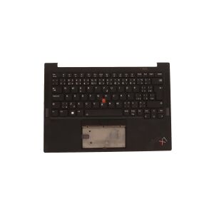 Lenovo Chicony - Notebooks udskiftningstastatur - med Trackpoint - bagbelyst - tjekkisk/slovakisk - FRU - med topdække - for ThinkPad X1 Carbon Gen 9 20XW, 20XX
