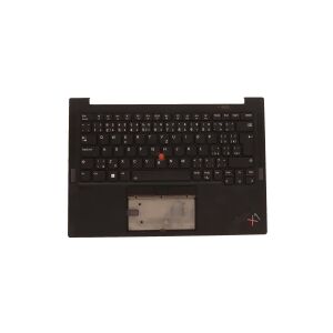 Lenovo Chicony - Notebooks udskiftningstastatur - med Trackpoint - bagbelyst - tjekkisk/slovakisk - FRU - med topdække - for ThinkPad X1 Carbon Gen 9 20XW,