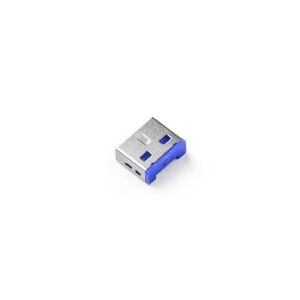 Smartkeeper UL03P2DB Interface Blocking Interface Blocking + Key USB Type-A Blue Plastic 100 Piece(s) (UL03P2DB)