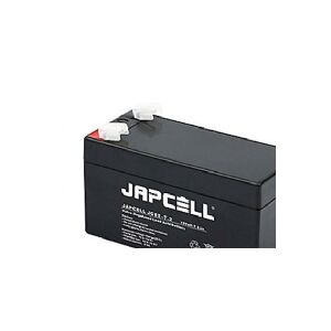 Lakuda ApS Japcell AGM-batteri 12V - JC12-7.2 F1, 7,2Ah, 4,8mm poler blysyrebatteri