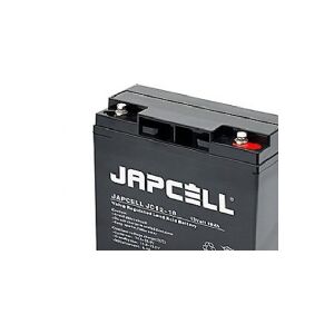 Lakuda ApS Japcell AGM-batteri 12V - JC12-18, 18,0Ah 4,8mm poler blysyrebatteri