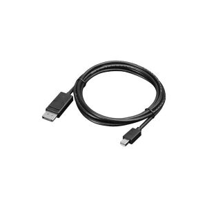 Lenovo - DisplayPort kabel - Mini DisplayPort (han) til DisplayPort (han) - 2 m - for ThinkCentre M75t Gen 2  ThinkPad P51  ThinkStation P330 Gen 2  P34X  P350  P520  P620