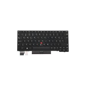 Lenovo Primax - Notebooks udskiftningstastatur - med Trackpoint, UltraNav - QWERTY - svensk/finsk - sort - FRU - for ThinkPad L13 Gen 2  L13 Yoga Gen 2  X13