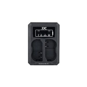 JJC Camera Charger Dual Channel Usb Charger til Nikon En-el15 / En-el15a / En-el15b