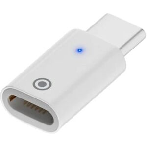 Usb-C Han Til Apple Pencil Lightning Hun Adapter - Hvid