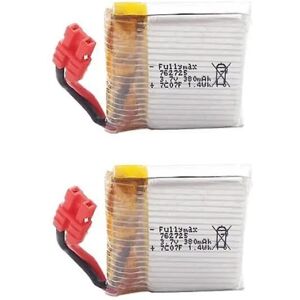 2 STK opgraderingsbatteri til Syma X21 X21w X26 X26a Drone, Reservedele, Rc-tilbehør, 3,7V 380