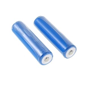 MTK 2stk/sæt genopladelige 18650 Li-ion batterier 3.7V 2200mAh Blue