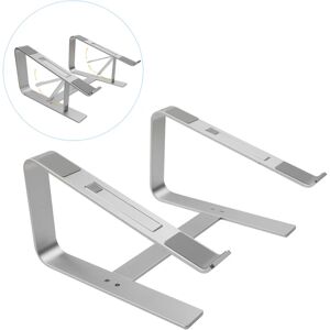 Aluminium Laptop Stand Desk til Mac til MacBook Pro Air til Apple Notebook Holder Ergonomisk Elevator Metal Riser Desktop