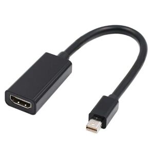 Mini Dp til HDMI Adapter Converter Kompatibel med Macbook Air/pro, Microsof
