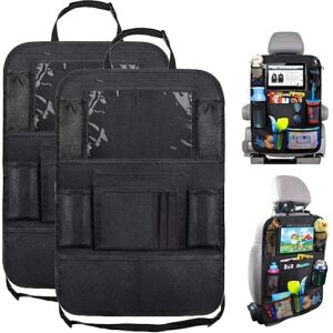 JIUSAIRUI Bil Bagsæde Organizer Med Screen Tablet Holder black 61*41cm