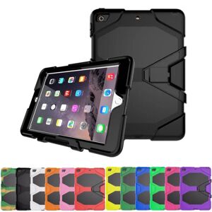 SKALO iPad 9.7 (2018) Extra Shockproof Armor Shockproof Cover - Black