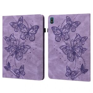 SKALO Nokia T20 Mandala Butterfly Flip Cover - Lilla Purple