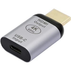 YIXI USB C til HDMI-adapter, 4K@60Hz USB Type C Hun til HDMI-han-konverter, til hjemmet og kontoret, Apple-enheder understøttes ikke