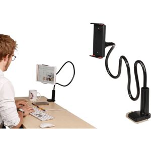 Apple Holder til Tablet & Mobil / iPad - Bordholder med fleksibel arm Black