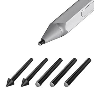 Microsoft 5 stk. Pen Tips Stylus Pen Tip 2h erstatningssæt til Surface Pro 7/6/5/4/book/studio/go Black
