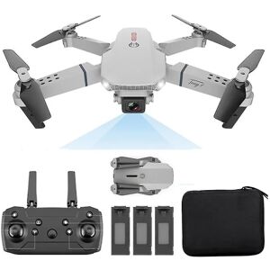 E88 Pro Drone med kamera til voksne og børn, 4k Hd Wifi Fpv Drone, Foldbar Rc Quadcopter til begyndere, Legetøjsgaver med 3 batterier