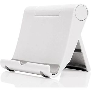 Mobiltelefonstativ til skrivebord, Foldbar Mobiltelefonholder Mobilstativ Telefondocking, Multi-Angle Universal Justerbar Tablet Stand Holder Kompatibel med Mo