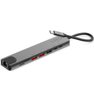 Linq 8-I-1 Pro Usb-C Multiport Hub, Space Grey