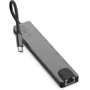 Linq 8-I-1 Pro Usb-C Multiport Hub, Space Grey