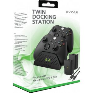 Kyzar Twin Dock Station Opladningsstation Og Batterier, Xbox.