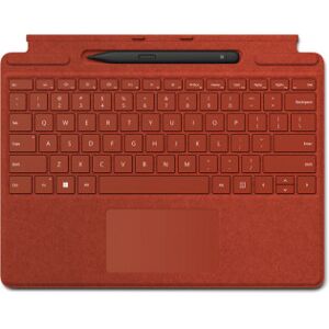Microsoft Surface Pro Signature-Tastatur, Valmue Rød + Surface Slim Pe