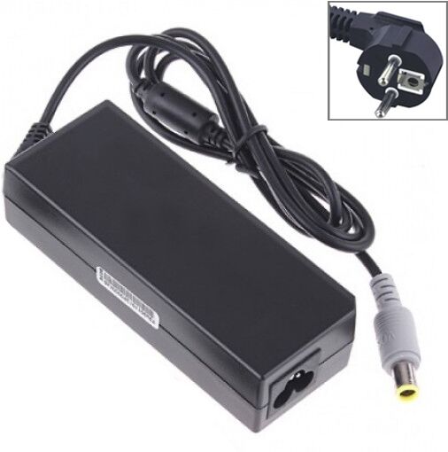 Lenovo EU Plug AC Adapter 20V 4.5A 90W for Lenovo Notebook, Output Tips: 8.0x7.4mm