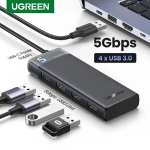 UGREEN – multiplicateur de prise USB Type C 3.0  4 ports  adaptateur pour MacBook Pro iPad Pro