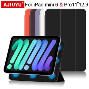 AJIUYU Smart Cover magnétique ultra fin pour iPad  iPad Mini 6  iPad Air 5  iPad 4  iPad Mini 6  iPad Mini