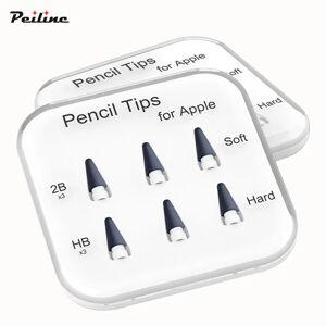 Peilinc-crayon pour Apple Pencil 1er/2e generation Logitech  pointe de Crayon 2B a Double couche