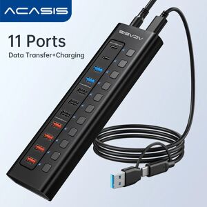 Acasis Type C airies 11 Ports airies USB-C Multi USB Splitter Station S6 Charge Rapide USB 3.0