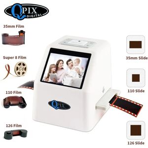 QPIX DIGITAL Scanner de diapositives négatives  convertisseur de film numérique  support LCD 110 pouces  russe