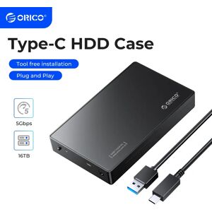 ORICO-Boîtier de disque dur externe SATA vers USB 3.5 de type C  2.5/3.5 pouces  support UASP