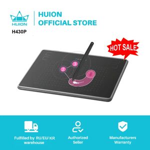 Huion-Tablette de dessin numerique H430P  avec stylet sans batterie  pour jeu OSU
