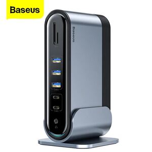 Baseus a Station d'accueil 17 en 1 USB Type C vers Multi 4KHD RJ45 VGA USB 3.0 PD adaptateur