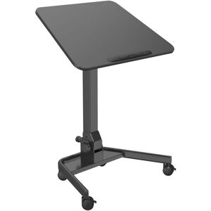 Jeju Table pour ordinateur portable Support pour ordinateur portable Pupitre réglable en hauteur pliable Noir - Svita - Publicité