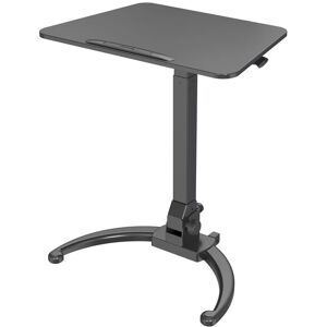 Wonju Table pour ordinateur portable Support pour ordinateur portable Chariot pour ordinateur portable Pliable Réglable en hauteur Noir - Svita - Publicité