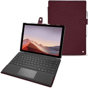 Noreve Housse cuir Microsoft Surface Pro 7 Ambition Lie de vin