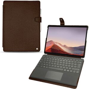 Noreve Housse cuir Microsoft Surface Pro X Ambition Châtaigne