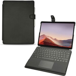 Noreve Housse cuir Microsoft Surface Pro X Évolution Noir PU