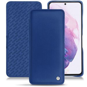 Noreve Housse cuir Samsung Galaxy S21 Perpétuelle Bleu océan