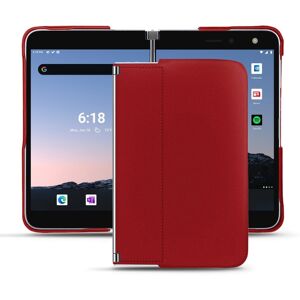 Noreve Coque cuir Microsoft Surface Duo 2 Évolution Rouge PU