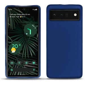 Noreve Coque cuir Google Pixel 6 Pro Perpétuelle Bleu océan