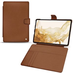 Noreve Housse cuir Samsung Galaxy Tab S8 Perpétuelle Marron