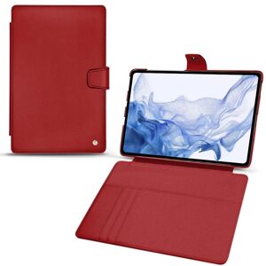 Noreve Housse cuir Samsung Galaxy Tab S8 Ultra Perpétuelle Rouge