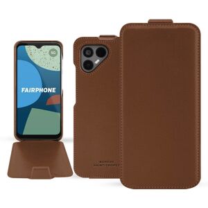 Noreve Housse cuir Fairphone 4 Évolution Marron PU